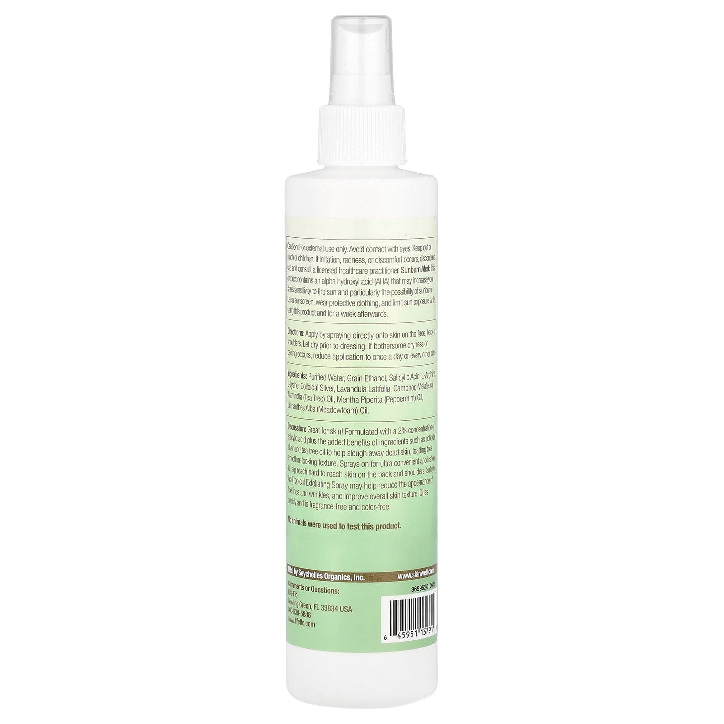 Life-flo Salicylic Acid 2% Spray 8 fl oz (237 ml)