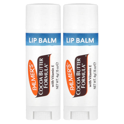 Palmer's Cocoa Butter Formula® with Vitamin E Softens Smooths Lip Balm 2 Pack 0.15 oz (4 g) Each