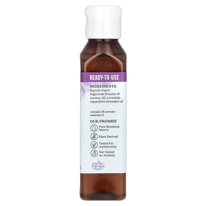 Aura Cacia Pure Essential Oil in Fractionated Coconut Oil Lavender 4 fl oz (118 ml)