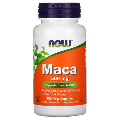 NOW Foods Maca 500 mg 250 Veg Capsules