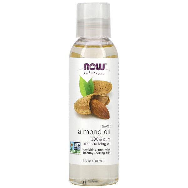 NOW Foods Solutions Sweet Almond Oil 4 fl oz (118 ml)