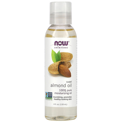 NOW Foods Solutions Sweet Almond Oil 4 fl oz (118 ml)