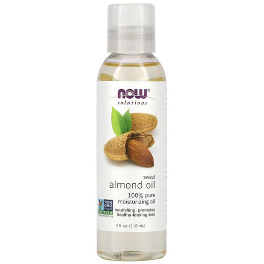 NOW Foods Solutions Sweet Almond Oil 4 fl oz (118 ml)