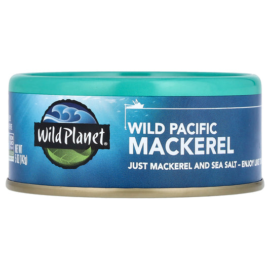 Wild Planet Wild Pacific Mackerel 5 oz (142 g)