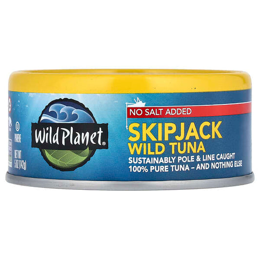 Wild Planet Skipjack Wild Tuna No Salt Added 5 oz (142 g)