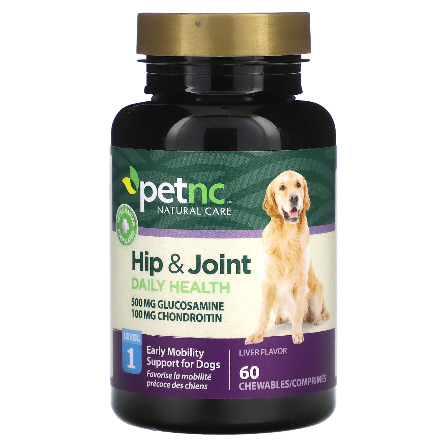 petnc NATURAL CARE Hip & Joint Level 1 Liver 60 Chewables
