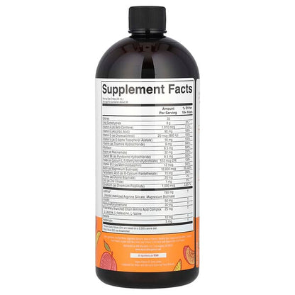 MaryRuth's Liquid Morning Multivitamin + Hair Growth  Peach Mango 30 fl oz (887 ml)