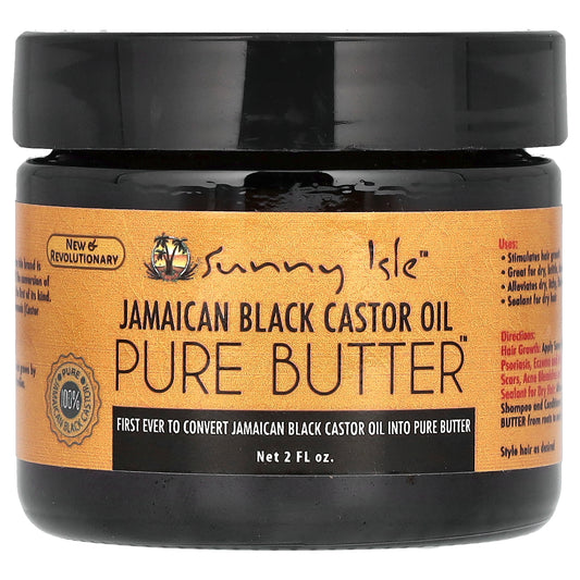 Sunny Isle Jamaican Black Castor Oil Pure Butter 2 fl oz