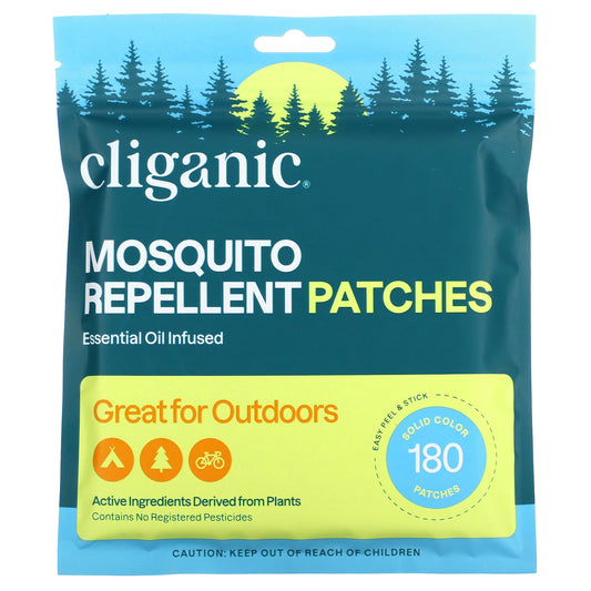 Cliganic Mosquito Repellent Solid Color Patches 180 Patches