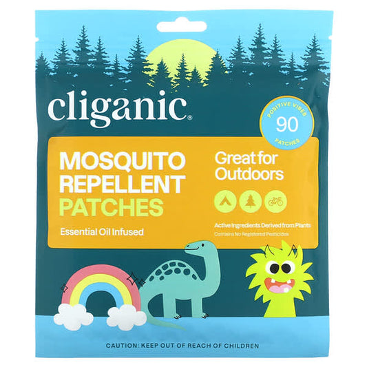 Cliganic Mosquito Repellent Positive Vibes Patches 90 Patches