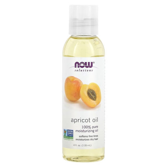 NOW Foods Solutions Apricot Oil 4 fl oz (118 ml)