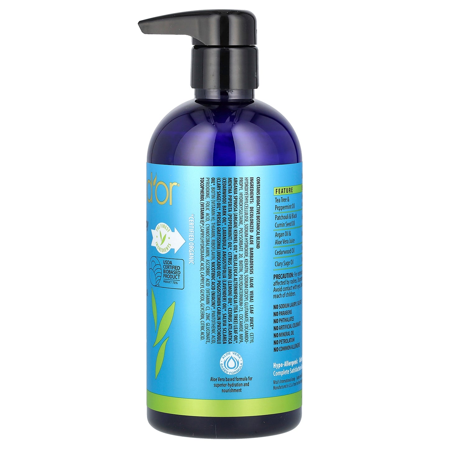 Pura D'or Scalp Therapy Shampoo All Hair Types 16 fl oz (473 ml)