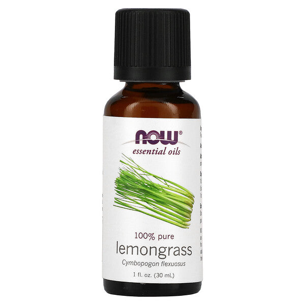 NOW Foods Essential Oils Lemongrass 4 fl oz (118 ml)