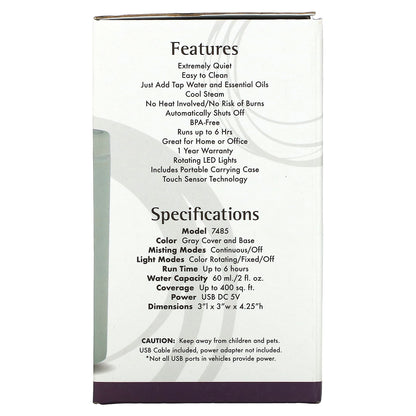 NOW Foods Solutions Portable USB Oil Diffuser 1 Diffuser