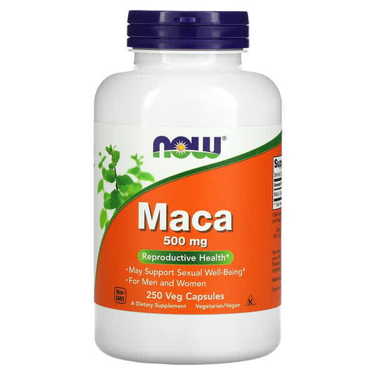NOW Foods Maca 500 mg 250 Veg Capsules
