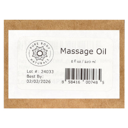 Pure Body Naturals Cellulite Smoothing Oil 8 fl oz (240 ml)