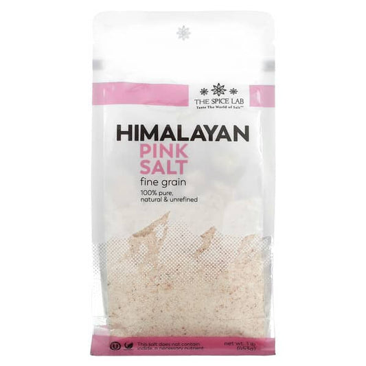 The Spice Lab Himalayan Pink Salt Fine Grain 1 lb (453 g)