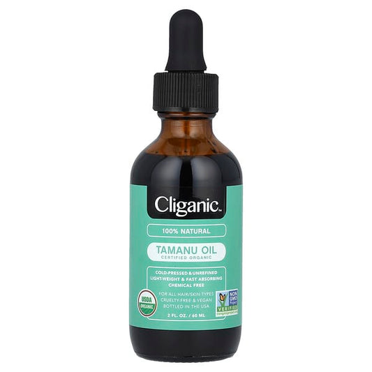 Cliganic 100% Pure & Natural Organic Tamanu Oil 2 fl oz (60 ml)