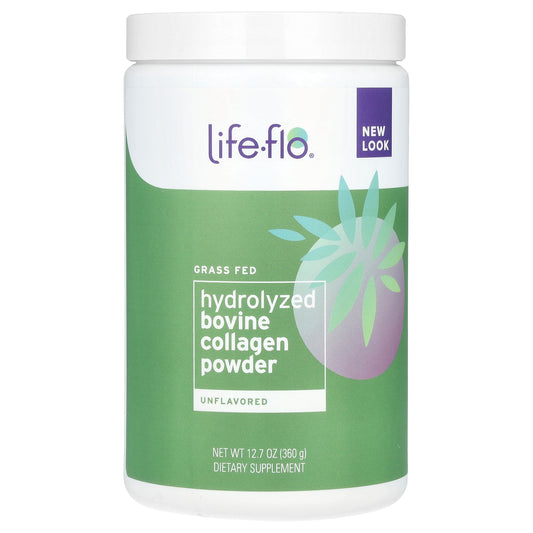 Life-flo Grass Fed Hydrolyzed Bovine Collagen Powder Unflavored 12.7 oz (360 g)