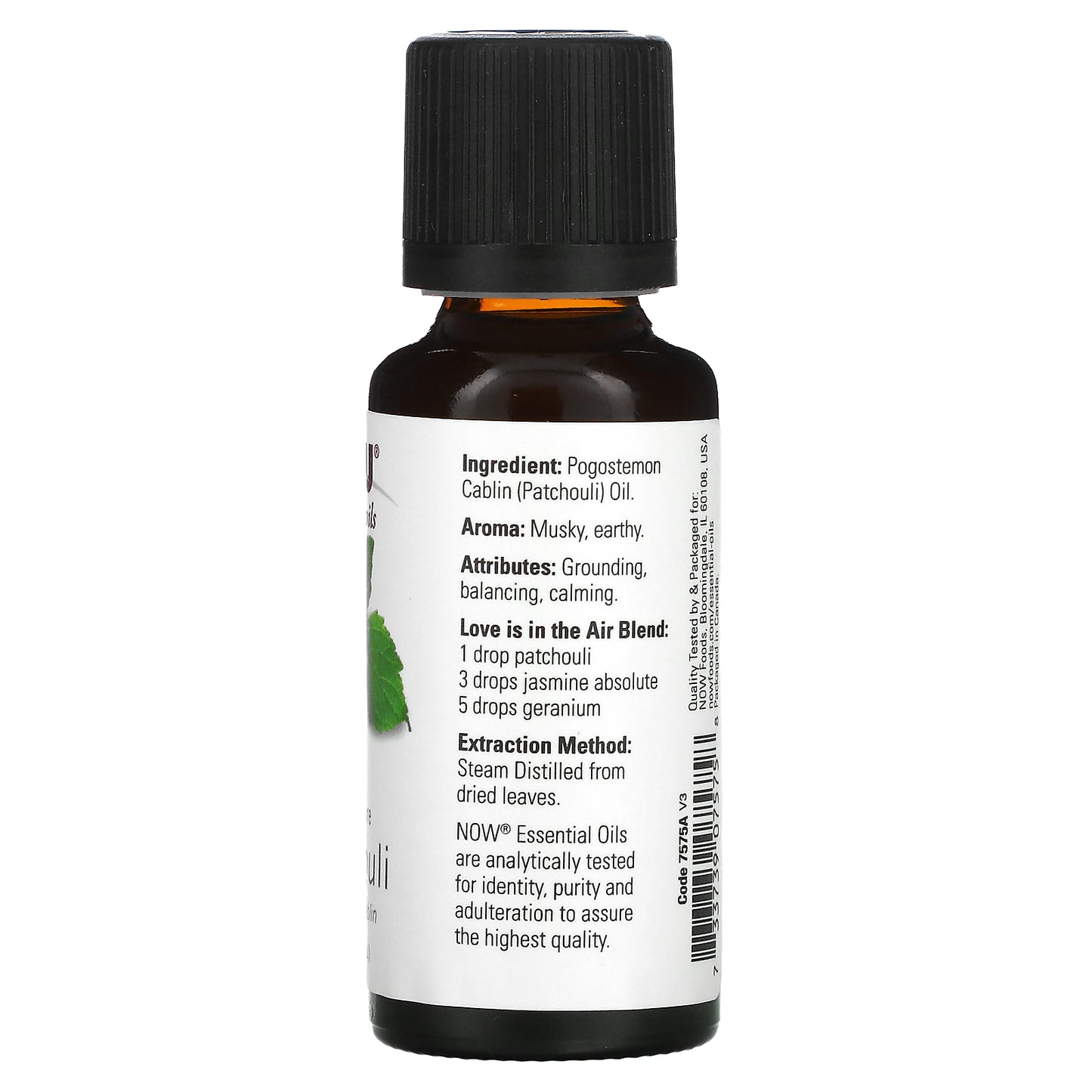 NOW Foods Essential Oils Patchouli 1 fl oz (30 ml)