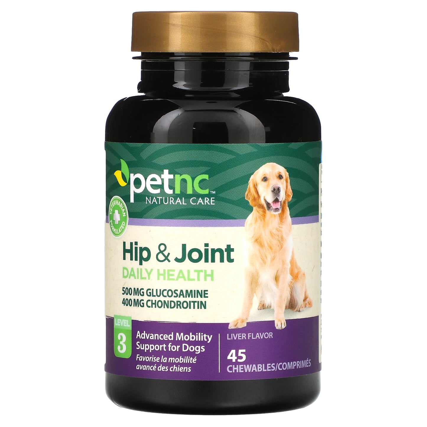 petnc NATURAL CARE Hip & Joint Level 3 Liver 45 Chewables