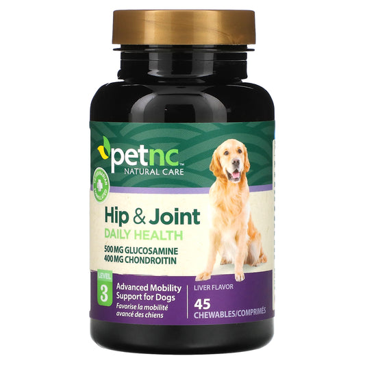 petnc NATURAL CARE Hip & Joint Level 3 Liver 45 Chewables