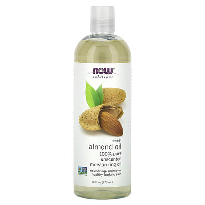 NOW Foods Solutions Sweet Almond Oil 4 fl oz (118 ml)