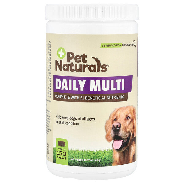 Pet Naturals Daily Multi For Dogs All Ages 150 Chews 18.52 oz (525 g)
