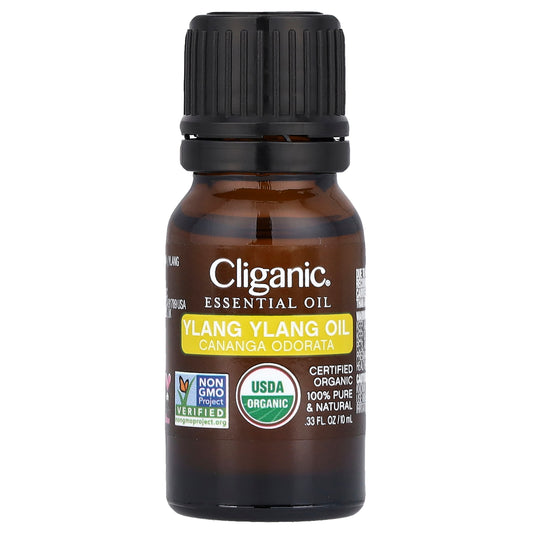 Cliganic 100% Pure Essential Oil Ylang Ylang 0.33 fl oz (10 ml)