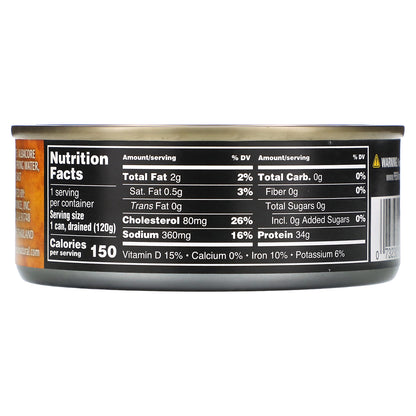 Crown Prince Natural Albacore Tuna Solid White In Spring Water 5 oz (142 g)