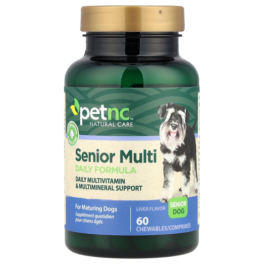 petnc NATURAL CARE Senior Multi Daily Formula Senior Dog Liver 60 Chewables