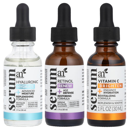 artnaturals Serum Trio 3 Piece Set 1 fl oz (29.5 ml) Each