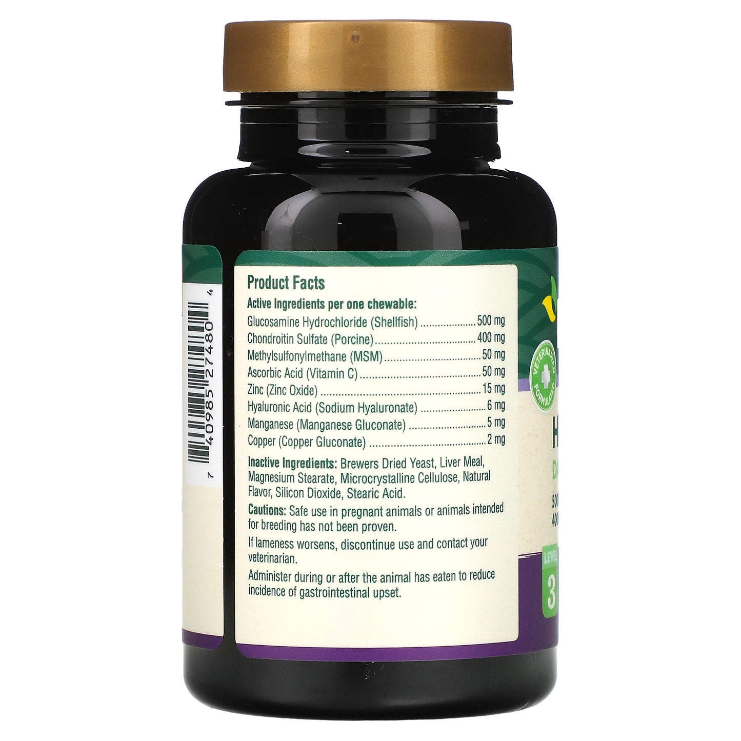 petnc NATURAL CARE Hip & Joint Level 3 Liver 45 Chewables