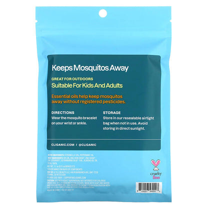 Cliganic Mosquito Repellent Bracelet One Size Fits All 10 Bracelets