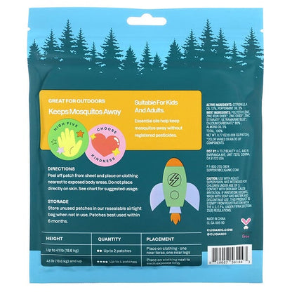 Cliganic Mosquito Repellent Positive Vibes Patches 90 Patches
