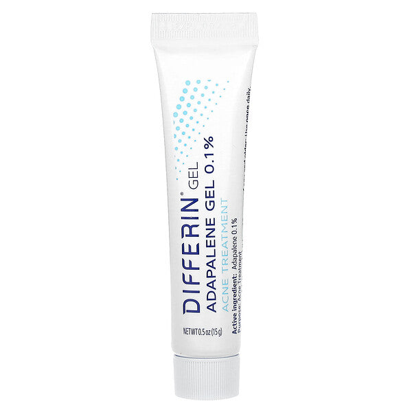 Differin Adapalene Gel 0.1 % Acne Treatment Fragrance Free 0.5 oz (15 g)