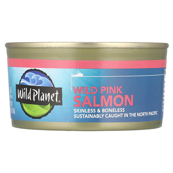 Wild Planet Wild Pink Salmon Skinless & Boneless 3 oz (85 g)