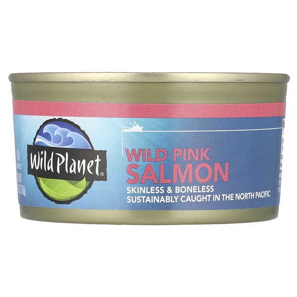 Wild Planet Wild Pink Salmon Skinless & Boneless 6 oz (170 g)