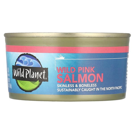 Wild Planet Wild Pink Salmon Skinless & Boneless 6 oz (170 g)