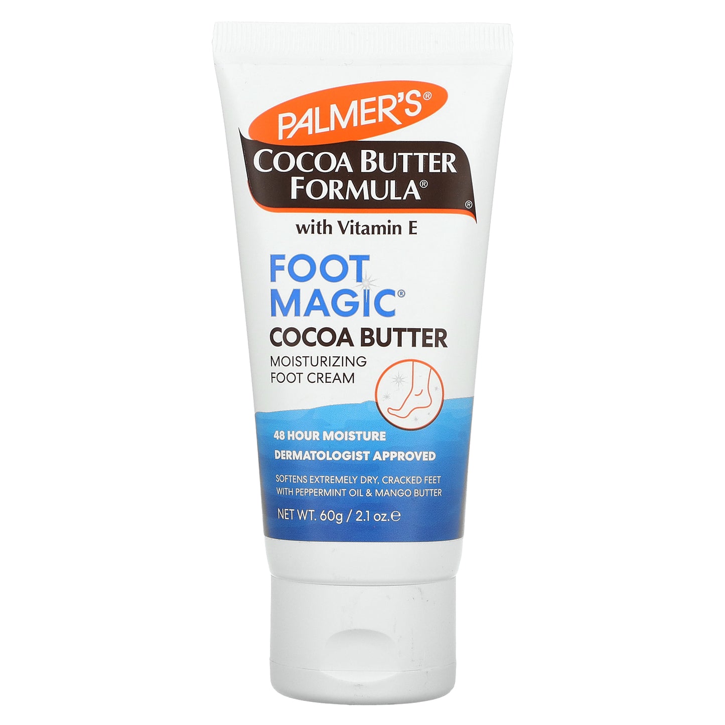 Palmer's Cocoa Butter Formula® with Vitamin E Foot Magic with Peppermint Oil & Mango Butter 2.1 oz (60 g)