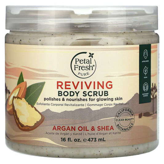 Petal Fresh Pure Reviving Body Scrub Argan Oil & Shea 16 fl oz (473 ml)