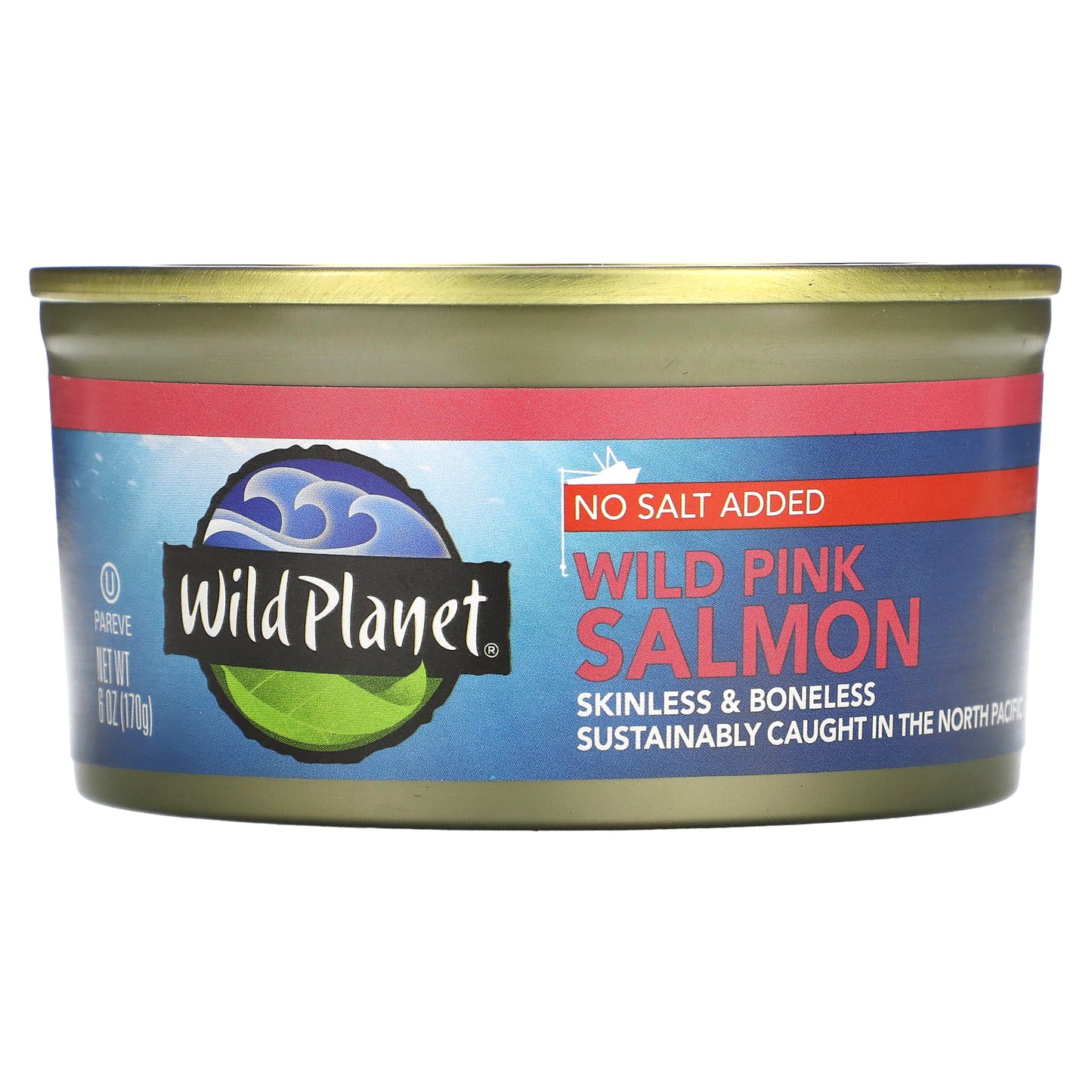 Wild Planet Wild Pink Salmon No Salt Added 6 oz (170 g)