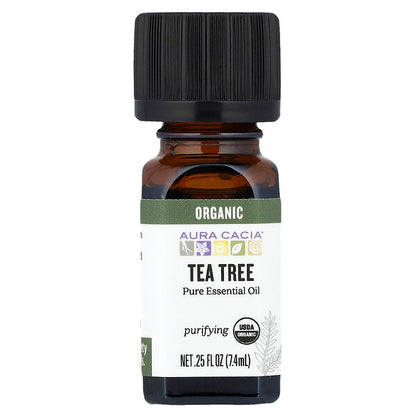 Aura Cacia Pure Essential Oil Tea Tree 0.5 fl oz (15 ml)