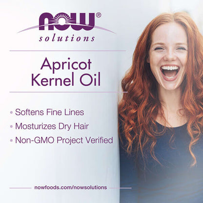 NOW Foods Solutions Apricot Oil 4 fl oz (118 ml)