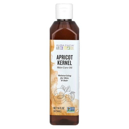 Aura Cacia Skin Care Oil Apricot Kernel 16 fl oz (473 ml)