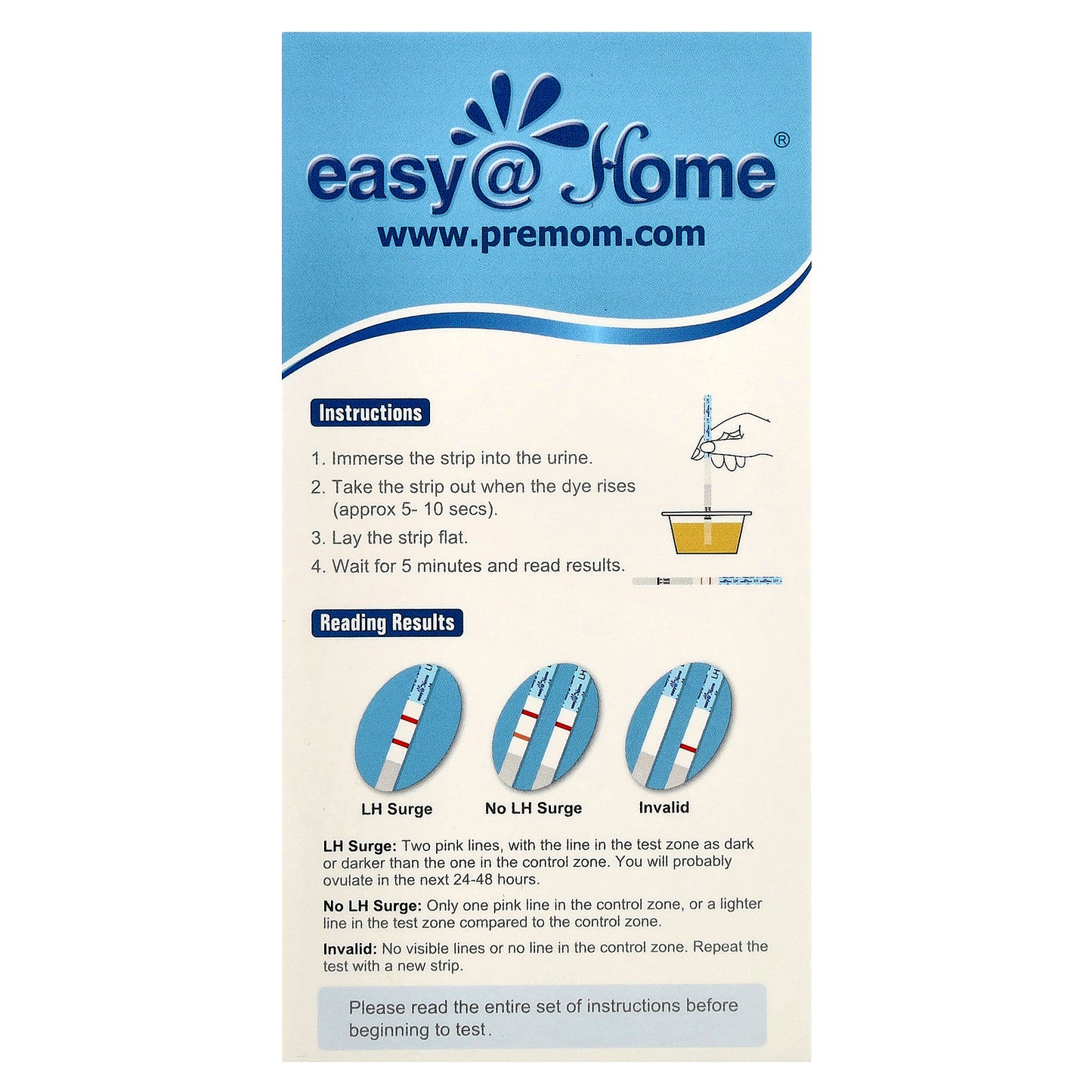 Easy@Home Ovulation Test 25 Tests