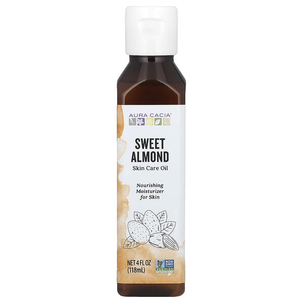 Aura Cacia Skin Care Oil Sweet Almond 4 fl oz (118 ml)