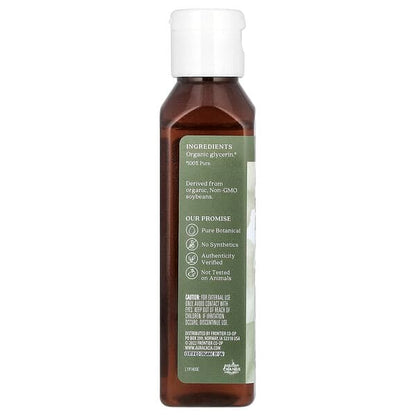 Aura Cacia Organic Skin Care Oil Vegetable Glycerin 4 fl oz (118 ml)