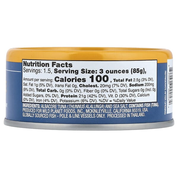 Wild Planet Albacore Wild Tuna 5 oz (142 g)