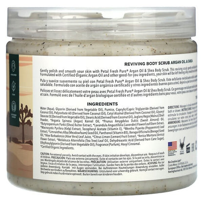Petal Fresh Pure Reviving Body Scrub Argan Oil & Shea 16 fl oz (473 ml)